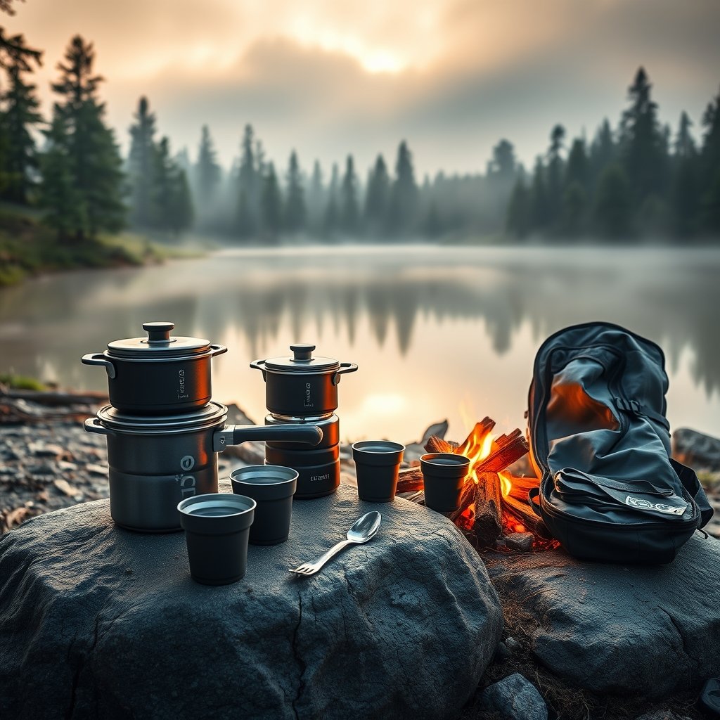 compact camping cookware - Illustration 1