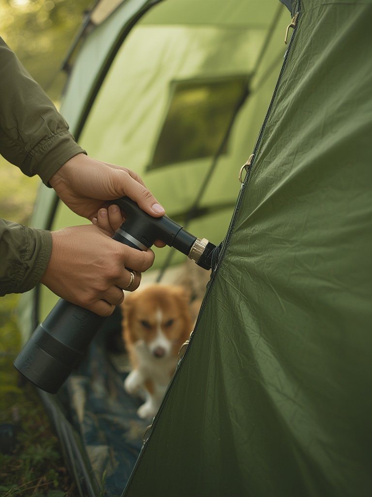 inflatable camping tent - Illustration 2