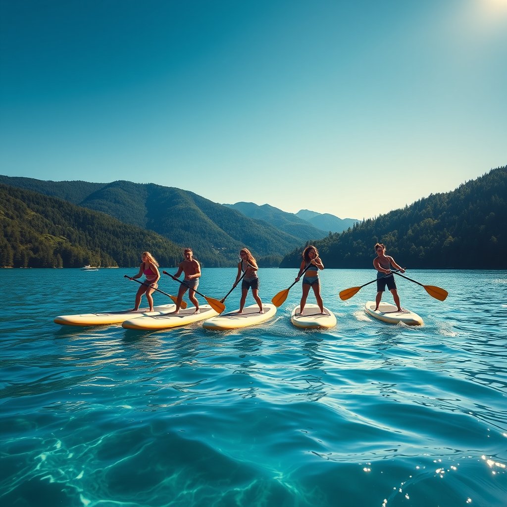 inflatable paddle board - Illustration 3