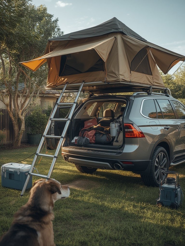 rooftop tent camping - Illustration 2