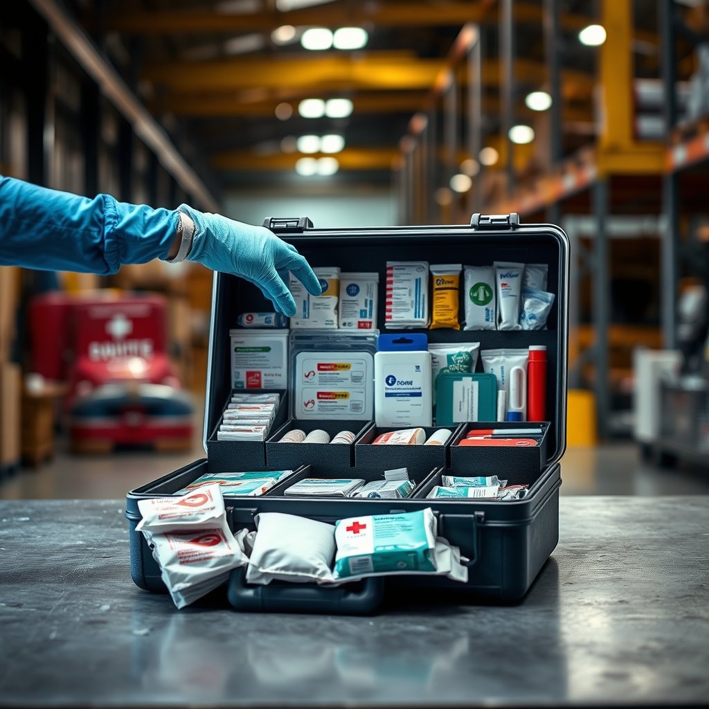emergency kit in action