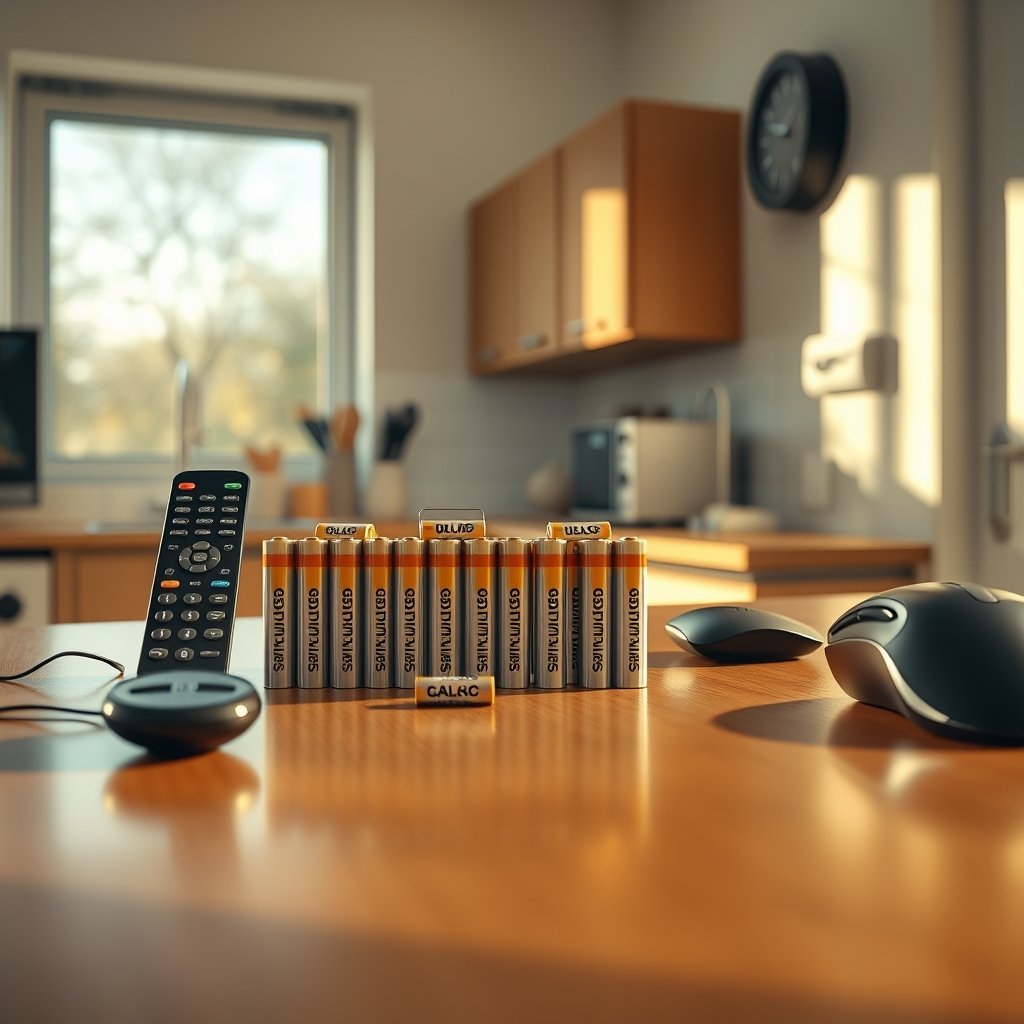 Alkaline batteries product view