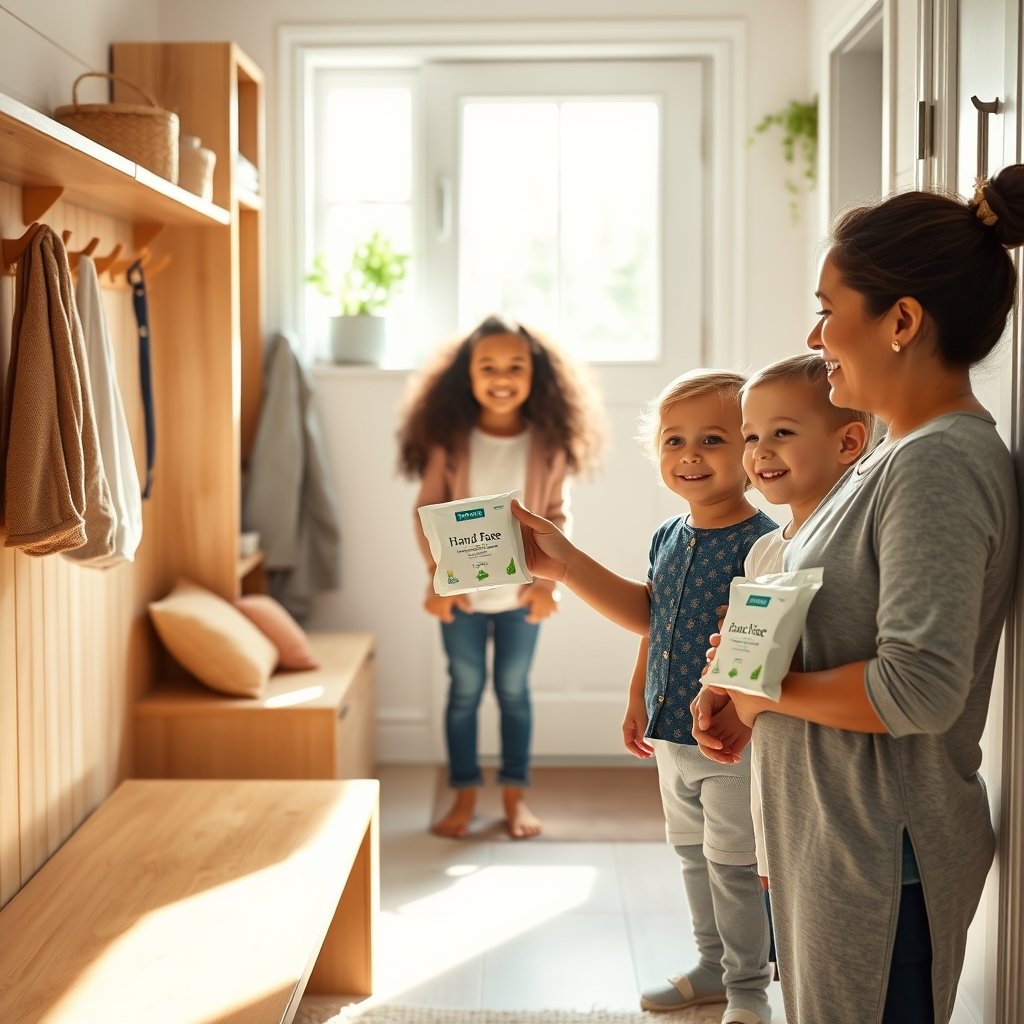 hand wipes product view