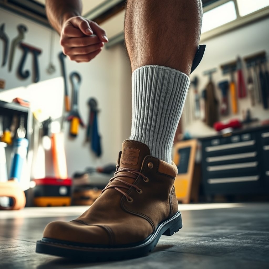 Work Socks: 10 Ultimate Checklist For Best Comfort 2026 2 work socks in action