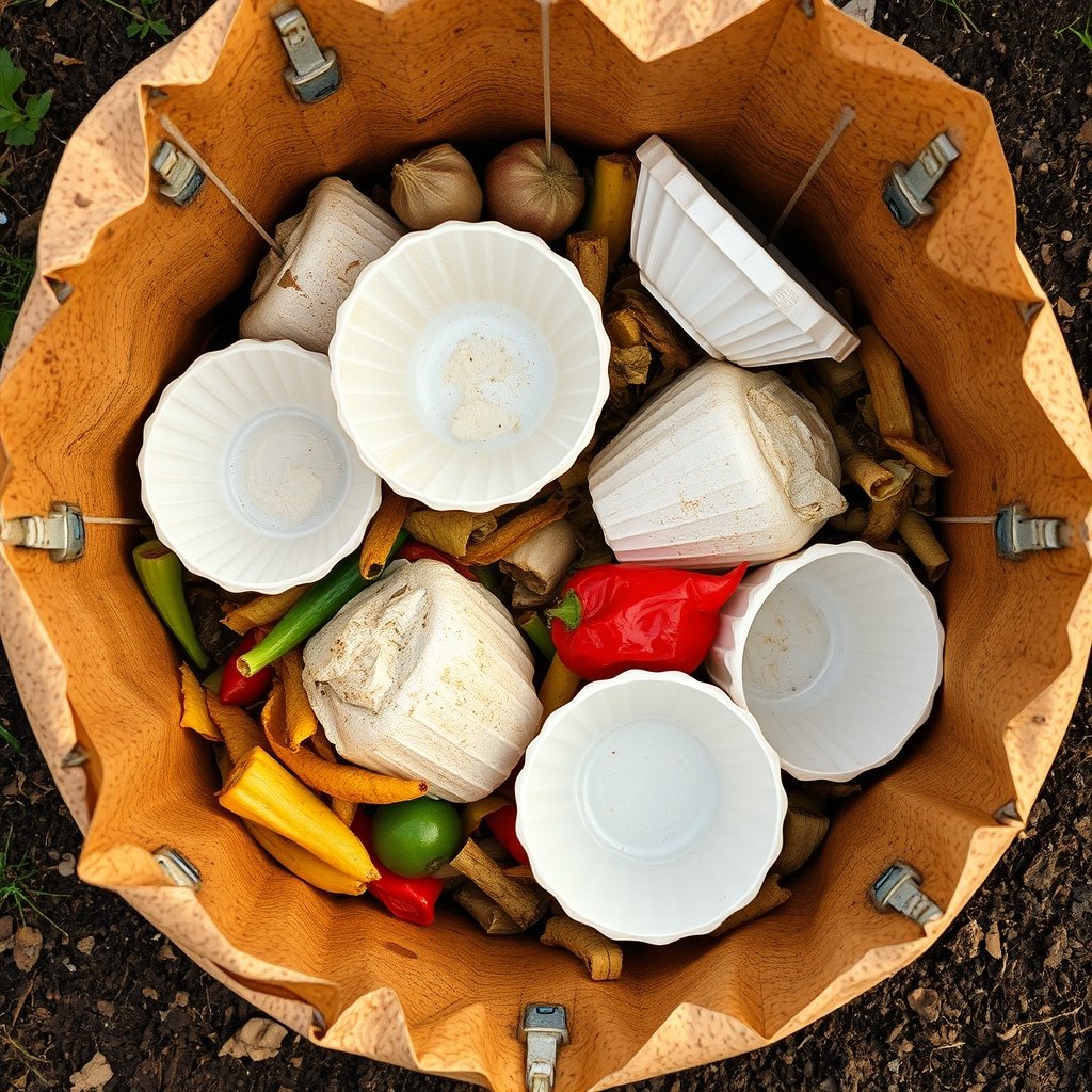paper bowls in action