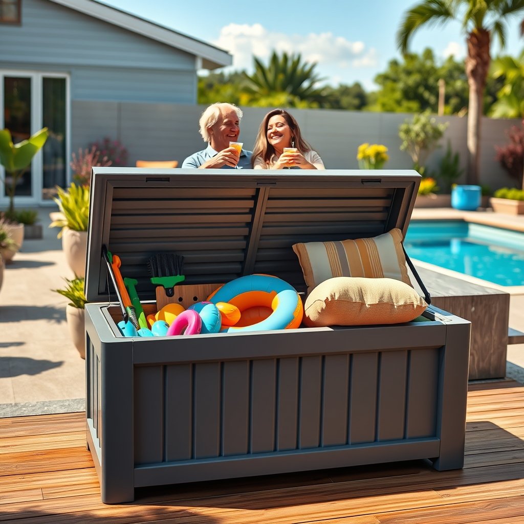deck box in action